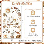 Serencatcher 7.2ft A Baby is Brewing Arch Backdrop Cover - Image 2