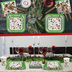 350 Pcs Christmas Paper Plates and Napkins Set Disposable Serve 50 - Image 6