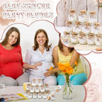 Threlaco 20 Pcs Boho Baby Shower Favor Candle Glass Jar - Image 6