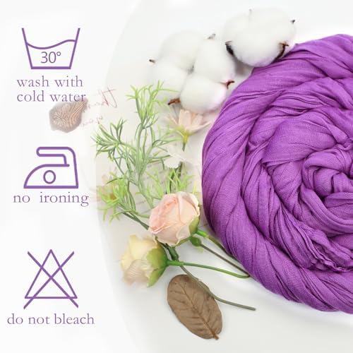 16 Pack Purple Cheesecloth Table Runner 23 x 120 Inch 10Ft - Image 4