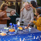 Funnymoom 452 Pcs Blue Silver Retirement Party Supplies Decorations for 50 - Image 4