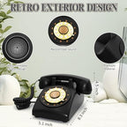 Audio Guest Book Wedding Phone, Retro Audio Phone Guestbook with Clear Voice Recording for Wedding Reception, Bridal Shower, Birthday, Baby Shower, Anniversary, Engagement - Image 3