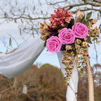 100PCS Hot Pink Artificial Flowers Realistic Roses, Real Looking Fake Roses with Stem for DIY Wedding Bouquets Centerpieces Bridal Shower Party Home Romantic Decorations (Hot Pink, 100pcs) - Image 7