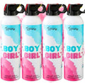 Gender Reveal Fire Extinguisher Set for Newborn Baby, 4Pcs Pink Gender Reveal Smoke Bombs, 100% Biodegradable Color Blaster for Cool Gender Reveal Ideas, Confetti Power Cannon Shooter Party Supplies by Trpoima