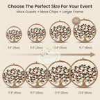 Wedding Guest Book Alternative Tree with Leaves, Personalized Drop Box - Image 6