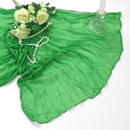 12 Pack 35 x 120 Inch Green Table Runner Cheesecloth - Image 7