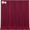 10ft x 15ft Burgundy Wrinkle Free Backdrop Curtains for Wedding Party Backdrops Curtain Drapes Fabric Decorations Photo Back Drop Cloth for Baby Shower Photography Stage Reception by Tao-GePartyDecorations