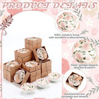 SiliFine 24 Pcs Rose Party Favors for Guests Small Ceramic Bowl Bulk - Image 6