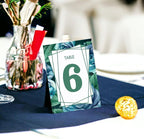 Blue Rose Table Cards Number 1-50 Double Sided For Wedding Reception Event Party Baby Shower Birthday 4x6, AT-TABLE-CARD-844 - Image 3