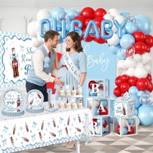 Shes Ready to Pop Baby Shower Decorations Party Set for 20 Guests - Image 6