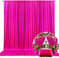 10 x 7 Feet Rose Red Backdrop Curtain for Partie, Background Curtains for Photoshoot, Birthday, Wedding, Halloween, Thanksgiving, Christmas Day, New Year Party Decorations 5Ft x 7Ft, 2 Panels by ZEBMOON