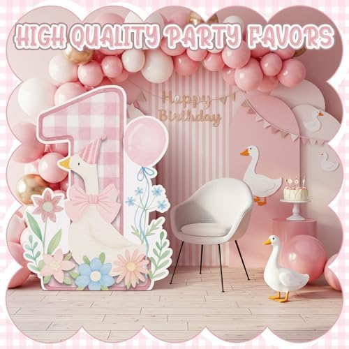 Croblissful One Silly Goose Party Decorations, Light Pink, One Goose - Image 5