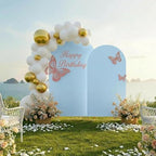 Toolterritary Metal Arch Backdrop Stand and Cover Set, 7.2FT, 6FT - Image 4