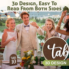 Wedding Table Numbers 1-20, Wood Table Numbers For Wedding Reception 1-20 - Image 4