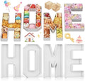 Home Cardboard Letters for Housewarming Party Decorations, 13.7 Inch Charcuterie Letters Fillable Paper Mache Letter Trays for House Warming Decoration Party, Charcuterie Letter Fillable for New Home by KAINSY