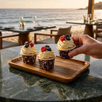 Restaurantware Panificio 1.6 Ounce Baking Cups 200 Pleated Cupcake Liners - Oven-Ready Freezable Brown And White Paper Muffin Cases Disposable Chocolate Wisp For Wedding Parties Baby Showers - Image 5