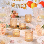 20 Pcs Gold Votive Candle Holder Glass Tea Light Candle Holders Bulk - Image 5