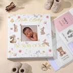 Thyle Baby Photo Album 4x6 600 Pockets Book Keepsake Gifts for Boy or Girl Newborn Memory Book with Front Window Holds Photo Album for New Parents Baby Shower Welcome Party(Rabbit) - Image 4