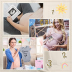 Canlierr 9 Pcs Pregnancy Announcement Set Baby Coming Soon Ideas, Gray - Image 5