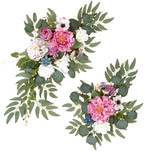 Wedding Arch Decorations 2 Pack, Reusable Artificial Hanging Flowers by Ovveroche