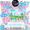 Golf Gender Reveal Decorations, Baby Boy or Girl Gender Reveal Party Decor, Golf Club Putters Backdrop Balloon Banner Tablecloth Box Sash for Caddie Be Gender Reveal Supplies by Fiesec