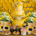 Yungyan Honeybee Vase Decor Bee Hive Vase Wrap with Jute Rope, 4 Pcs - Image 6