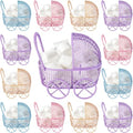 Threehoney 12 Pcs Baby Shower Mini Carriage Decoration, Multicolor by Threehoney