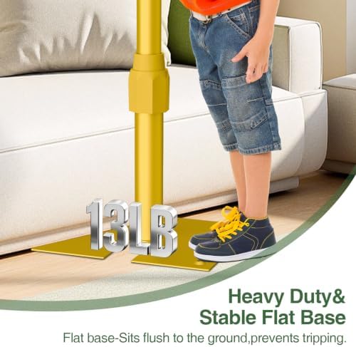 EMART 8.9x10ft Heavy Duty Backdrop Stand Frame with Adjustable Pipe,Gold - Image 2