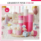 Havawish 250 Pcs Colorful Paper Baking Cups Cupcake Baking Cups 2.4 Inches Muffin Liners Scalloped Cupcake for Wedding Birthday Baby Shower Party Accessories - Image 4