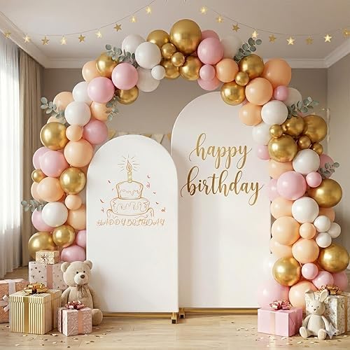 Arch Backdrop Cover Set of 2(7.2FT+6FT), Arch Covers Backdrop - Image 6