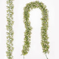 2 Pcs 5.8ft Artificial Baby Breath Flower Vines, Babys Breath Artificial Flowers Real Touch Faux Gypsophila Hanging Fake Baby's Breath Garlands for Wedding and Baby Shower Decor（Pink） by UqueetenLtd