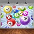 Bingo Backdrop, Lottery Winning Ball Photography Background, 9x6ft by EMDSPR