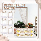 36 Set 3.5x3.5x4 in Candle Gift Package Transparent, White, 24 Set - Image 6
