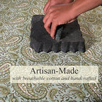 Ridhi Nostalgic Naturals Hand Block Print Cotton Tablecloth 108x70 Inch - Image 4