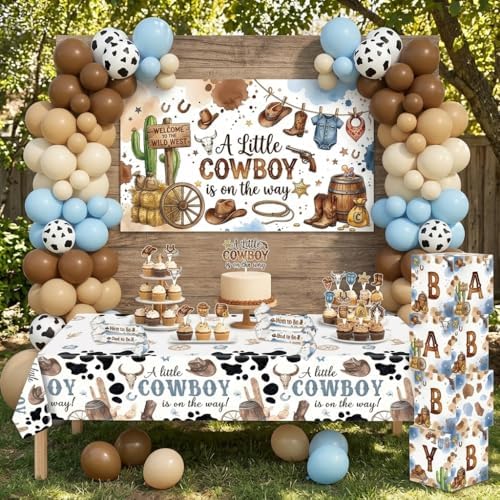 Cowboy Baby Shower Decorations, Wild West Cowboy Rodeo Party Supplies Decor - Image 7