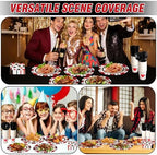 400 Pcs Disposable Casino Tableware Set for 50 Guests - Image 6