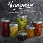 VERONES 40 PACK Mason Jars, 4 OZ Jelly Jars With One Piece Regular Lids - Image 7