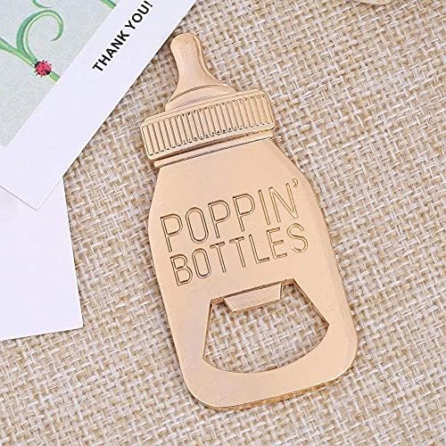 24 Pack Baby Bottle Openers for Newborn Baby Shower Favors, Baby Shower Party Return Gifts for Guest, New Poppin Bottles Openers with Exquisite Gifts Box used for Boy Boy or Girl Baby Party Souvenir - Image 4