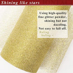 Christmas Tulle Fabric Rolls, 3 Pcs, 6 Inch by 100 Yards (300 feet) Fabric Spool Tulle Ribbon for DIY Tutu Bow Baby Shower Birthday Party Wedding Decorations Craft Supplies (Emerald Green, Red, Gold) - Image 5