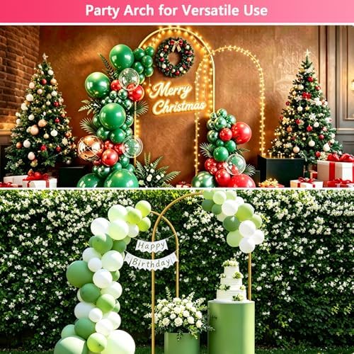 Metal Arch Backdrop Stand, Set of 2 (7.2ft/6ft), Wedding Arch Stand - Image 7
