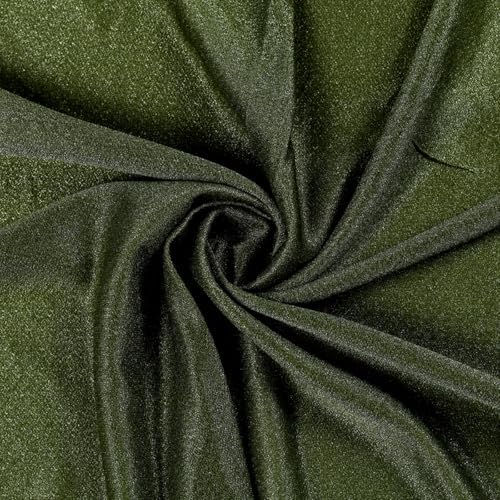 Pack of 5 Yard Chiffon Drapery Fabric, 60" Wide, Multiuse - Olive Green - Image 3