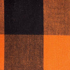 DII Buffalo Check Collection, Classic Farmhouse Tablecloth, Tablecloth, 60x104, Orange & Black - Image 2