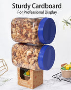 Happyhiram 100 Pack Kraft Brown Single Christmas Cupcake Boxes with Inserts - Image 4