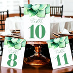 Succulent Design Table Number Cards Double Sided Party Table Numbers for Reception Baby Shower Anniversary Birthday Bridal Party 5x7 100 Pcs - Image 3