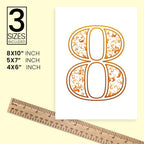 Numeric Design Table Number Cards Double Sided Party Table Numbers for Reception Baby Shower Anniversary Birthday Bridal Party 4x6 100 Pcs - Image 4