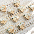 100 Piece Wooden Tealight Candle Set for Wedding Favors for Guests, Birthday Party Favors, Baby Shower Favors, Return Favors,Gifts for The Guests, Engagement Parties.(100 Pieces) - Image 3