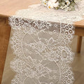 Lace Table Runner 6 Packs Ivory Table Fabric Embroidered Boho Table Runners by LuoluoHouse