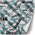AOFUN Personalized Gift Just Because Gifts For Her Funny Gifts For Friends Love Wrapping Paper Cute Gifts For Best Friends Wrapping Paper Birthday 5 Rolls 58" x 23" - Image 3