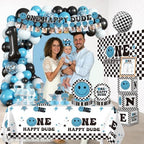 Cocomigo One Happy Dude Birthday Decorations, All-in-1 Party Set Serves 25 - Image 6