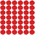 Auihiay 64Pcs Red Hydrangea Artificial Flowers, Fake Hydrangea Flowers by Auihiay